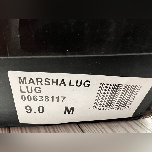 MIA Marsha Lug sole‎ women’s lace up ankle boot shoe faux leather brown size 9 - Picture 10 of 10